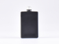 Preview: Schwarzglasflasche "Miro" 100ml, mit Schraubverschluss Aluminium