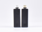 Preview: Schwarzglasflasche "Miro" 100ml, mit Schraubverschluss Aluminium