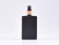 Preview: Schwarzglasflasche "Miro" 100ml, mit Zerstäuber Bambus