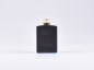 Preview: Schwarzglasflasche "Miro" 50ml, mit Schraubverschluss Aluminium