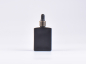 Preview: Schwarzglasflasche "Miro" 50ml, mit Pipette gold