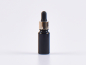 Preview: MIRON Violettglasflasche 10ml, mit Pipette gold