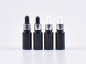 Preview: MIRON Violettglasflasche 10ml, mit Pipette silber-glanz