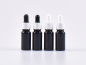 Preview: MIRON Violettglasflasche 10ml, mit Pipette weiss
