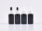 Preview: MIRON Violettglasflasche 30ml, mit Pipette OV weiss