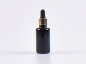 Preview: MIRON Violettglasflasche 30ml, mit Pipette gold