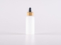Preview: Flasche "Nasa" 100ml, LD-PE, mit Lotionspumpe Bambus