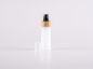 Preview: Flasche "Nasa" 50ml, LDPE, mit Lotionspumpe Bambus