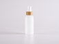 Preview: Flasche "Nasa" 100ml, LD-PE, mit Lotionspumpe Bambus