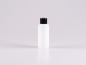 Mobile Preview: Flasche "Nasa" 100ml, LDPE, mit Schraubverschluss weiss/schwarz