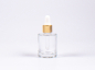 Preview: Glasflasche "Raoul" 30ml, mit Pipette gold