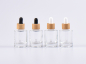 Preview: Glasflasche "Raoul" 30ml, mit Pipette Bambus