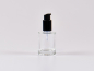 Preview: 30ml-glasflasche-transparent-lotionspumpe