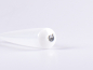 Preview: Kosmetiktube 100ml, transparent, mit Deckel Bambus