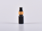 Preview: Schwarzglasflasche 10ml, mit Zerstäuber Bambus