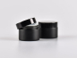 Preview: Schwarzglasdose, 50ml, mit Deckel schwarz