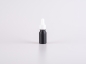 Preview: Schwarzglasflasche 10ml, mit Pipette weiss