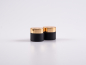 Preview: Schwarzglasdose, 10ml, mit Deckel gold