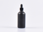 Preview: 100ml-glasflasche-schwarz-matt-pipette-schwarz-alu