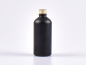 Preview: schwarzglas-flasche-100ml-matt-aludeckel