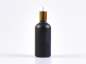 Preview: lotionsflasche-100ml-schwarz-matt-glas