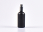 Preview: Schwarzglasflasche 100ml, mit Zerstäuber Aluminium, 4 Color