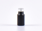 Preview: schwarz-matt-trendy-glasflasche-aludeckel