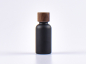 Preview: Schwarzglasflasche 30ml, mit Tropfmontur Walnut