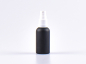 Preview: glasflasche-spray-schwarz-mattiert