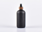 Preview: Schwarzglasflasche 500ml, mit Zerstäuber Walnut
