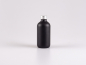 Preview: Schwarzglasflasche 250ml, mit Aludeckel