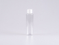 Preview: PET Flasche "Sharp" 150ml, mit Schraubverschluss weiss/schwarz