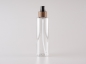 Preview: PET Flasche "Sharp" 250ml, mit Lotionspumpe Walnut