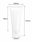 Preview: Kosmetiktube 30 ml – Weiss matt