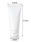 Preview: Kosmetiktube 60 ml – Weiss glanz