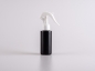 Preview: Flasche "Tara" 100ml, matt-schwarz, mit Triggerpumpe