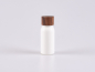 Preview: Flasche "Tara" 50ml, matt-weiss, mit Tropfmontur Walnut