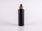 Mobile Preview: Flasche "Tara" 250ml, matt-schwarz, mit Lotionspumpe Walnut