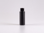 Mobile Preview: Flasche "Tara" 100ml, matt-schwarz, mit Schraubverschluss weiss/schwarz