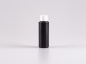 Mobile Preview: Flasche "Tara" 100ml, matt-schwarz, mit Schraubverschluss weiss/schwarz