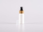 Preview: Flasche "Tara" 50ml, matt-weiss, mit Zerstäuber Bambus