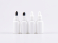 Preview: Weissglasflasche 100ml, mit Pipette OV weiss