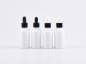 Preview: Weissglasflasche 10ml, mit Pipette schwarz