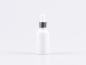 Preview: weiss-glas-tropfflasche-pipette-silber