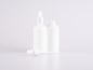 Preview: Weissglasflasche 100ml, mit Pipette weiss