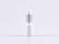 Preview: Weissglasflasche 10ml, mit Lotionspumpe Aluminium, 4 Color