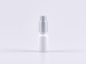 Preview: glasflasche-weiss-alu-spray-silber