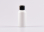 Preview: Weissglasflasche 50ml, mit Tropfmontur schwarz