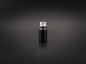 Preview: schwarz-matt-glasflasche-kosmetik