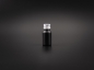Preview: schwarz-matt-glasflasche-kosmetik